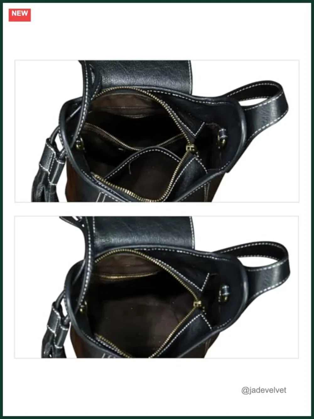 Genuine Leather Hobo Bag Women Shoulder Crossbody Satchel Purse with Tassel